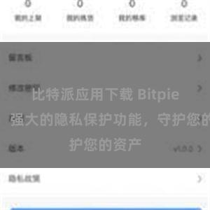 比特派应用下载 Bitpie钱包：强大的隐私保护功能，守护您的资产