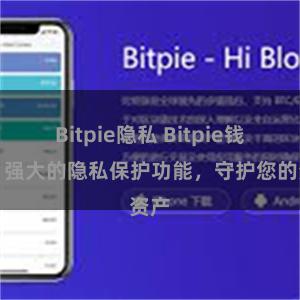 Bitpie隐私 Bitpie钱包：强大的隐私保护功能，守护您的资产