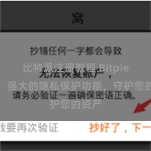 比特派注册教程 Bitpie钱包：强大的隐私保护功能，守护您的资产