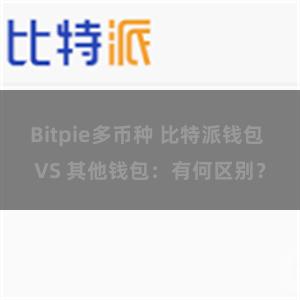 Bitpie多币种 比特派钱包 VS 其他钱包：有何区别？