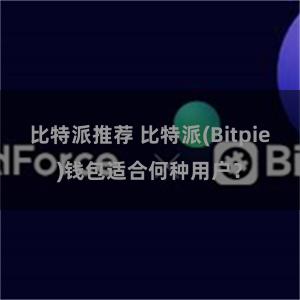 比特派推荐 比特派(Bitpie)钱包适合何种用户？